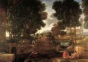 A Roman Road 1648 Oil on canvas Nicolas Poussin
